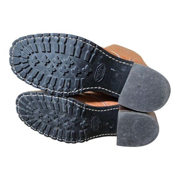 Ladies Vintage Frye Leather Lace-Up Riding Boots - Picture 5 of 9